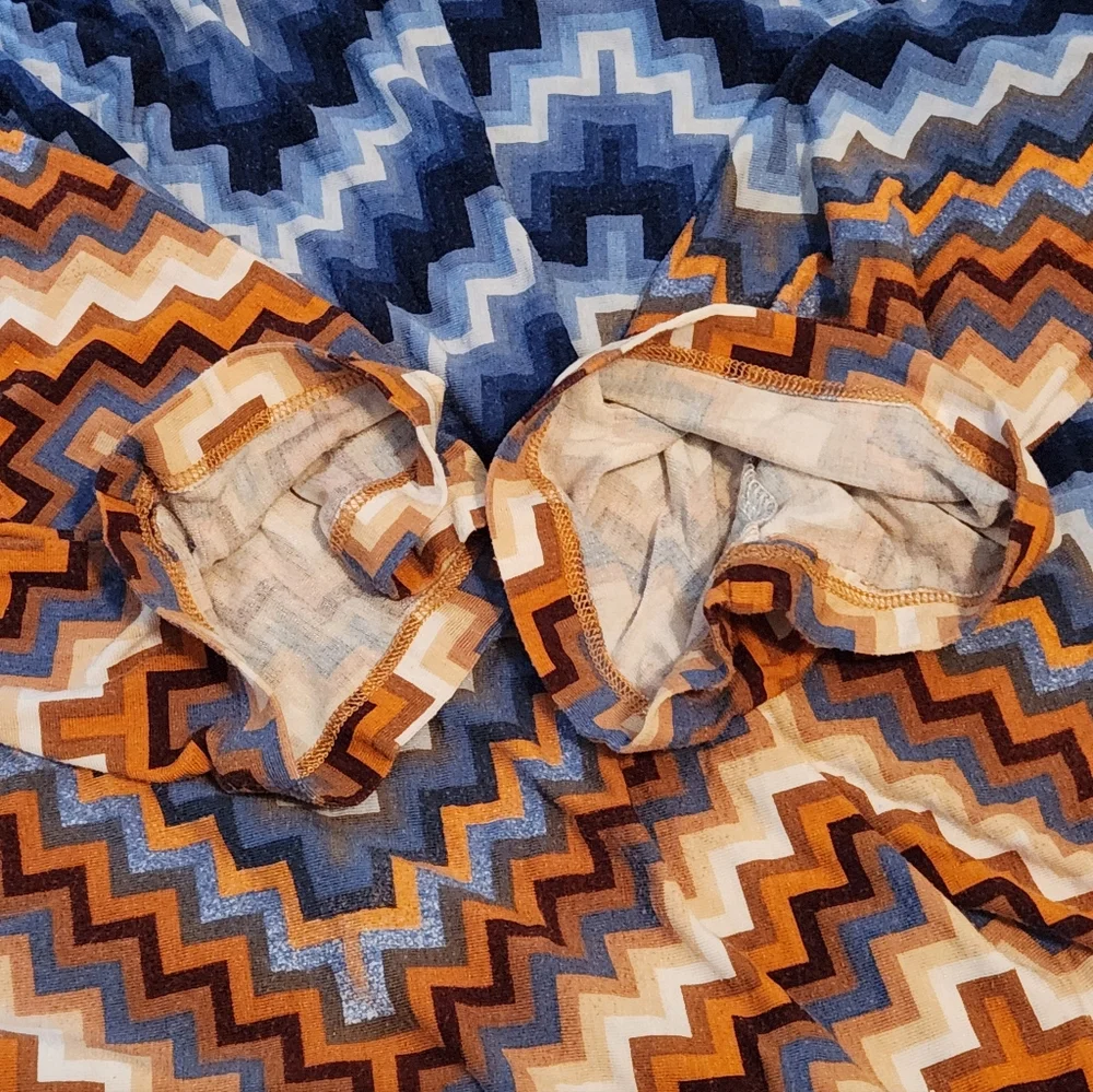 Ruby Rd large Chevron Patterned Women's Top - Picture 3 of 10